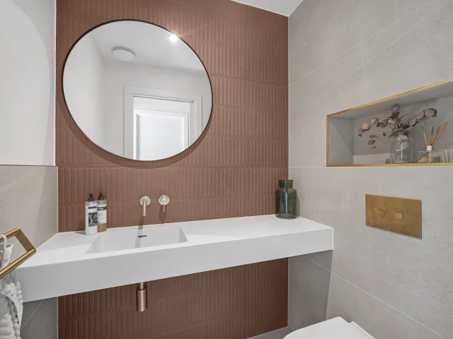 Two Stylish Bathrooms In South East London