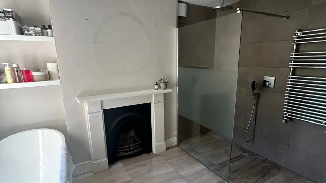Before - The Heritage Gold & Marble Bathroom