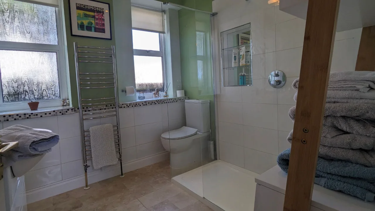 Before - The Industrial-Luxe Bathroom